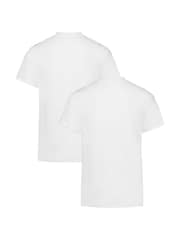 Under Armour White Performance Tech Mesh Undershirt Solid Fitted Crew Neck Vests 2 Pack - Image 2 of 5