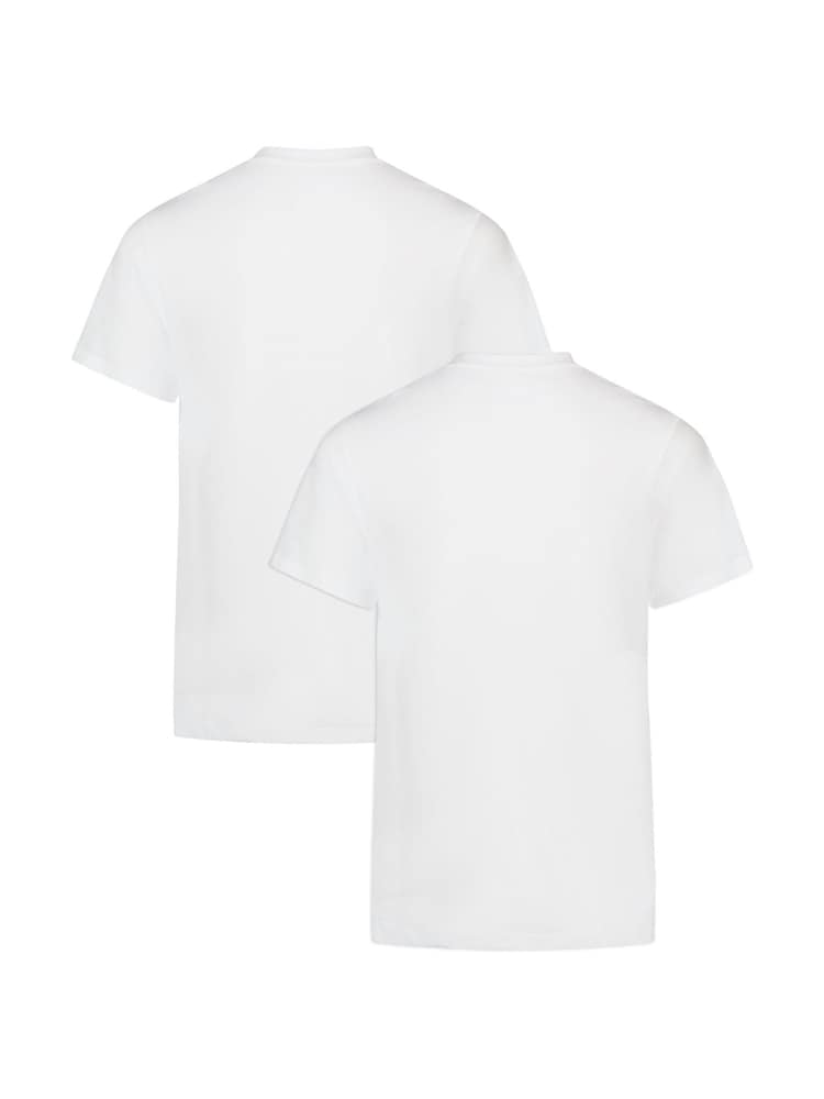 Under Armour White Performance Tech Mesh Undershirt Solid Fitted Crew Neck Vests 2 Pack - Image 2 of 5