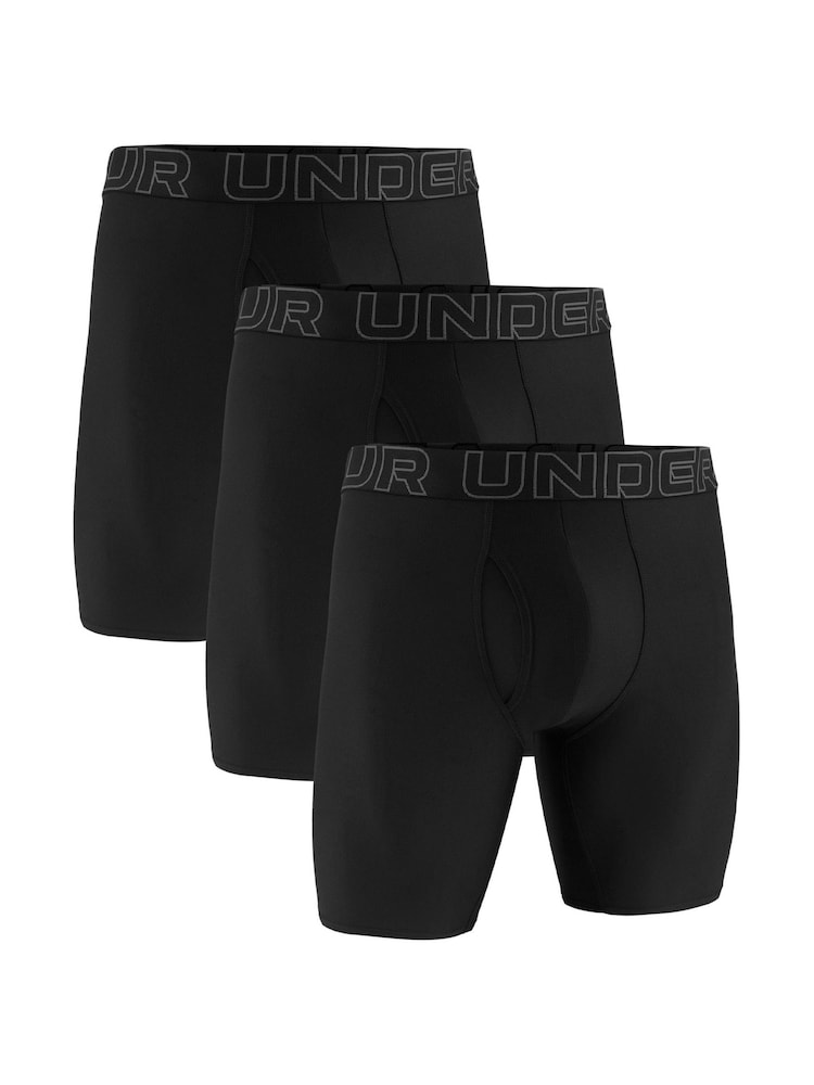 Under Armour Black Performance Tech Mens 9 Inch Underwear 3 Pack - Image 1 of 5