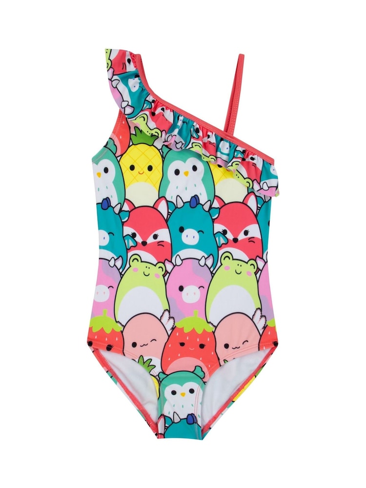 Character Pink Squishmallows Swimsuit With Frills - Image 1 of 12
