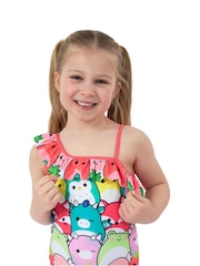 Character Pink Squishmallows Swimsuit With Frills - Image 9 of 12