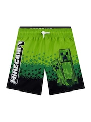 Character Minecraft Creeper Swimming Trunks - Bild 1 von 13