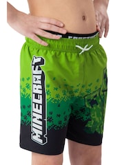 Character Minecraft Creeper Swimming Trunks - Bild 10 von 13