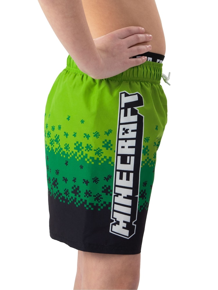 Character Minecraft Creeper Swimming Trunks - Bild 13 von 13