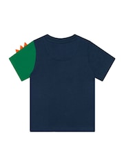 Character Blue Boys Harry Bear Dinosaur Print T-Shirt - Image 2 of 6