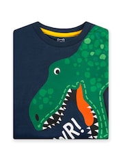 Character Blue Boys Harry Bear Dinosaur Print T-Shirt - Image 6 of 6
