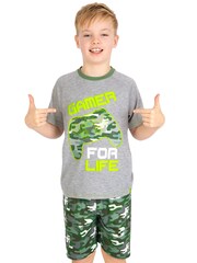 Harry Bear Green Gaming Camouflage Controller Short Pyjamas - Image 1 of 12