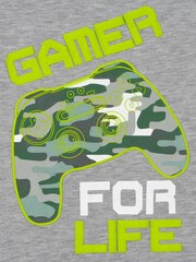 Harry Bear Green Gaming Camouflage Controller Short Pyjamas - Image 8 of 12