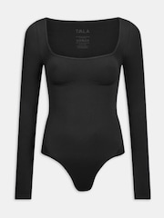 TALA Black 365 Contour Long Sleeve Square Neck Bodysuit - Image 3 of 3