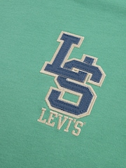 Levi's® Green Varsirty Monogram Chest Logo Short Sleeve T-Shirt - Image 5 of 5