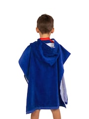Character Blue Harry Bear Shark Towel Poncho - Image 3 of 11