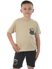 Character Cream How To Train Your Dragon Print T-Shirt And Shorts Set - Image 6 of 12