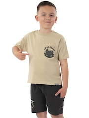 Character Cream How To Train Your Dragon Print T-Shirt And Shorts Set - Image 8 of 12
