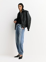 Rag & Bone Blue Miramar Terry Jogger Pants - Image 6 of 7