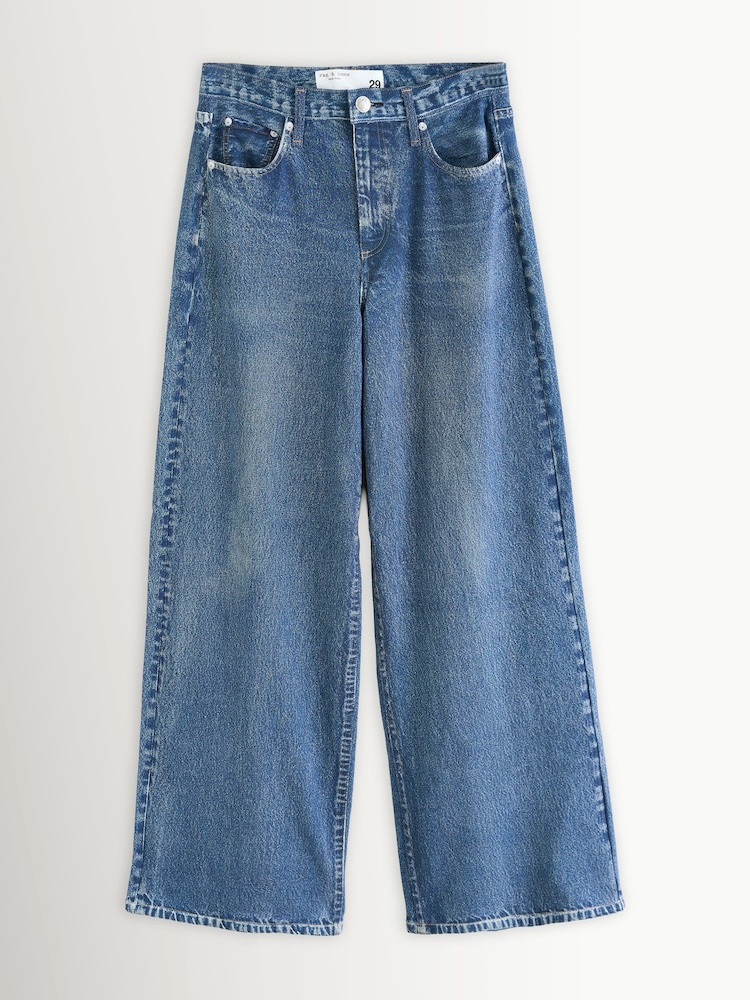 Rag & Bone Almeda Miramar Terry Sofie Full Length Jeans - Image 7 of 7