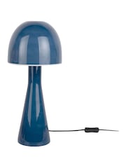 Leitmotiv Classic Blue Bombin Glass Table Lamp - Image 2 of 3