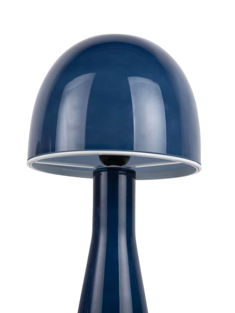 Leitmotiv Classic Blue Bombin Glass Table Lamp - Image 3 of 3