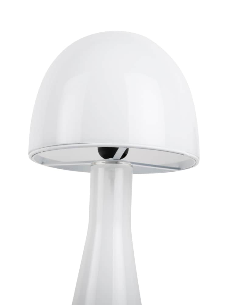 Leitmotiv White Bombin Glass Table Lamp - Image 3 of 3
