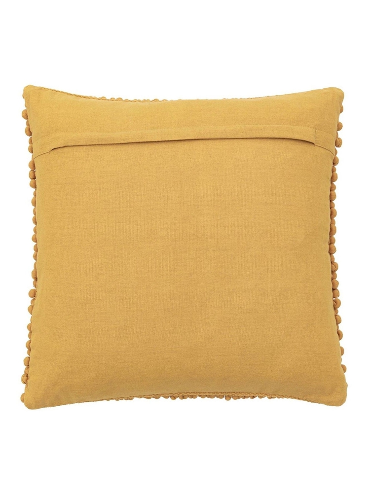 Gallery Direct Yellow Faro Cushion - Image 5 of 5 Gallery Direct Yellow Faro Cushion - Image 5 of 5