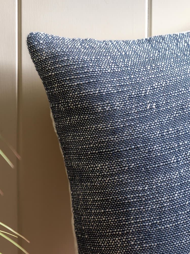 Gallery Direct Blue Hali Slub Cushion - Image 2 of 5