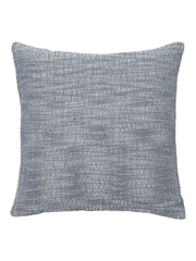 Gallery Direct Blue Hali Slub Cushion - Image 4 of 5
