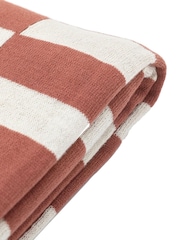 Gallery Direct Orange Solvi Knitted Throw - Image 2 of 4