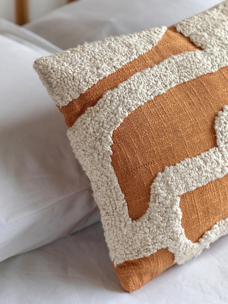 Gallery Direct Orange Kalea Embroidered Cushion - Image 2 of 5