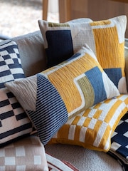 Gallery Direct Multicoloured Albie Jacquard Cushion - Image 1 of 5