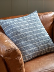Gallery Direct Blue Ryton Stripe Cushion - Image 1 of 2