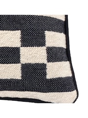 Gallery Direct Blue Solvi Woven Cushion - Image 2 of 5