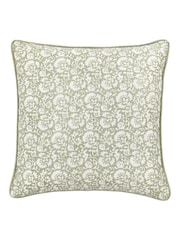 Gallery Direct Green Bramley Floral Cushion - Image 4 of 5