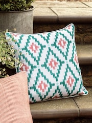 Gallery Direct Orange Elira Geo Printed Cushion - Image 1 of 5