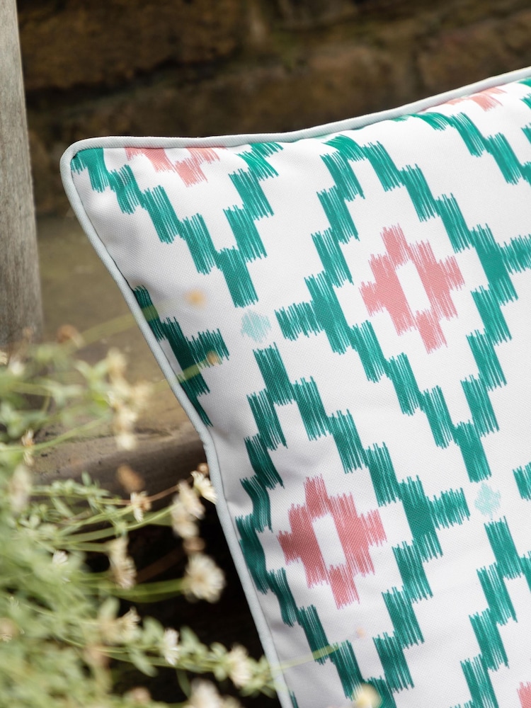 Gallery Direct Orange Elira Geo Printed Cushion - Image 2 of 5