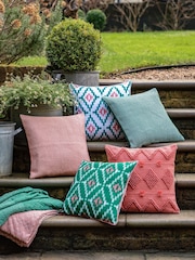 Gallery Direct Orange Elira Geo Printed Cushion - Image 5 of 5