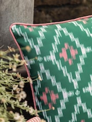 Gallery Direct Green Elira Geo Printed Cushion - Image 2 of 5