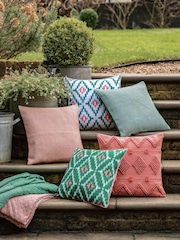 Gallery Direct Green Elira Geo Printed Cushion - Image 3 of 5