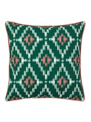 Gallery Direct Green Elira Geo Printed Cushion - Image 4 of 5