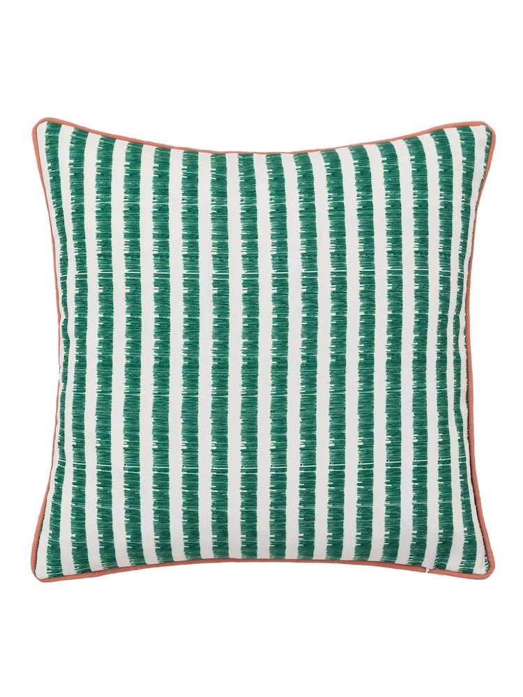 Gallery Direct Green Elira Geo Printed Cushion - Image 5 of 5