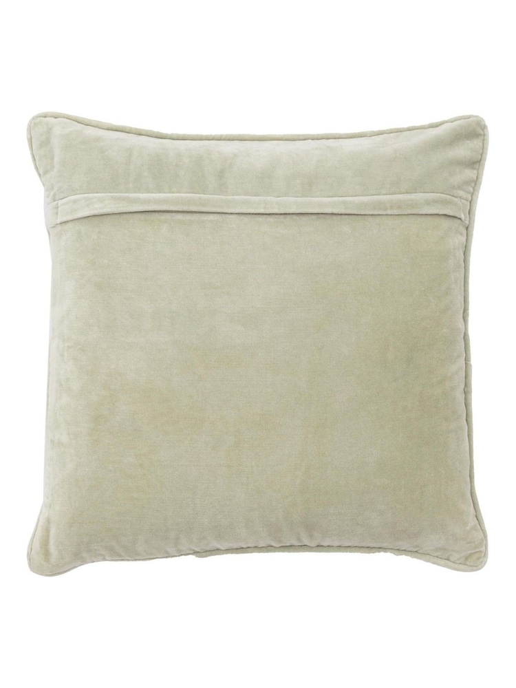 Gallery Direct Green Thirsk Embroidered Meadow Cushion - Image 5 of 5