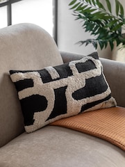 Gallery Direct Blue Kalea Embroidered Midnight Cushion - Image 1 of 3