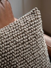 Gallery Direct Taupe Faro Cushion - Image 2 of 4