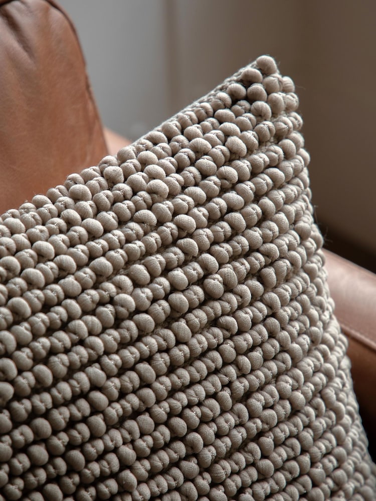 Gallery Direct Taupe Faro Cushion - Image 2 of 4 Gallery Direct Taupe Faro Cushion - Image 2 of 4
