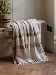 Gallery Direct Natural Brenham Woven Throw - Image 1 of 4