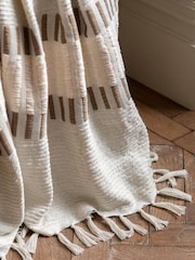 Gallery Direct Natural Brenham Woven Throw - Image 2 of 4