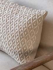 Gallery Direct Cream Renley Woven Cushion - Image 2 of 4