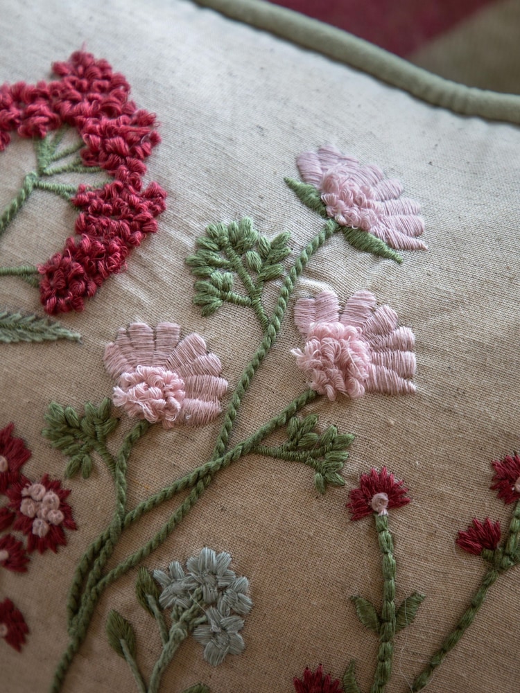 Gallery Direct Green Kersey Meadow Cushion - Image 2 of 5 Gallery Direct Green Kersey Meadow Cushion - Image 2 of 5