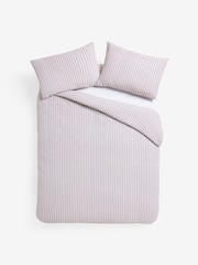 MADE.COM Blue Felix Seersucker Duvet Cover and Pillowcase Set - Image 4 of 4