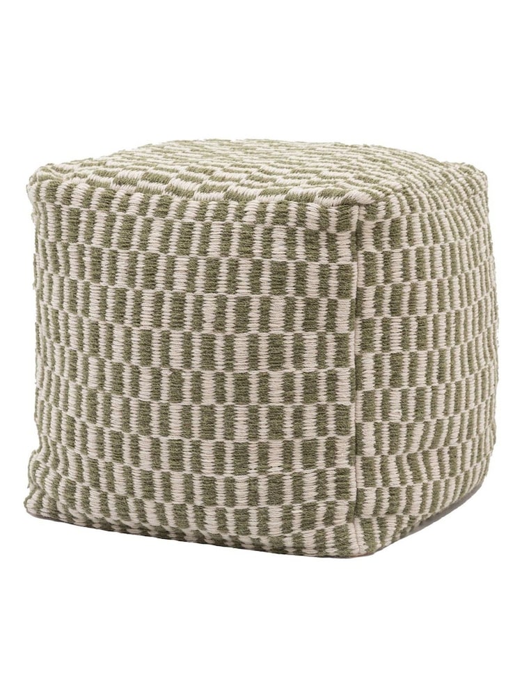 Gallery Direct Green Lulea Pouffe - Image 3 of 3
