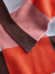 MADE.COM Multi Keava Knitted Throw - Image 6 of 6