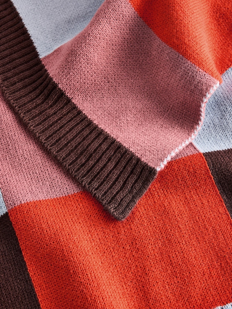 MADE.COM Multi Keava Knitted Throw - Image 6 of 6